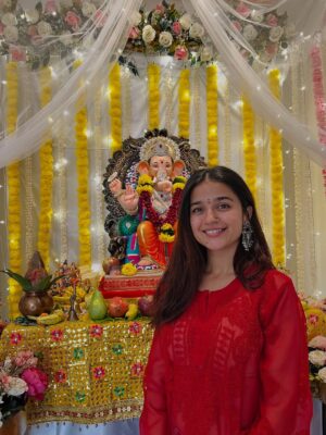vishakha pandey Instagram - Call it my Ganpati OOTD series.💛
.
Outfit 1 : @myntra
Outfit 2 : Gifted by a friend
Outfit 3 & 7 : Chickenkaari Kirti from Lucknow local market.
Outfit 4 & 6 : Mumma’s Saree
Outfit 5 : @noor.e.kashmir
Outfit 8 : Dress from Goa’s local market paired with dupatta
Outfit 9 : Kurti bought from Sarojini and jeans is from @myzudio
Outfit 10 : @gulabi_dori
.
#vishakhapandey #lookbook #ootd #indian #indianoutfit #lookinspiration #ganpati #fashion #traditonal #traditions