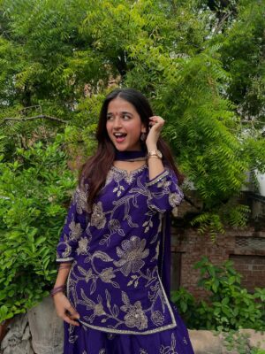 vishakha pandey Instagram - Happy Rakshabandhan❤️🫂
Outfit : @madcapbypsofficial 💜
#vishakhapandey #rakshabandhanspecial #rakshabandhan2025 #siblings #bhaibehen