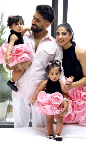 Aanchal Sawhney Mahajan Instagram - Our Miracle twinnies 😍

Only and only bucket full of love on this day - their 1st birthday 🥳🥳
Something which we thought might not happen but it did happen and that too double ( birth of our twin miracle babies ) 

ps.celebrated with the best people 💫💫

#1stbirthday #twingirls👭 #twinnies #twinbabies #birthdaycelebrations #familylove❤️ #miraclebabies #miraclesdohappen