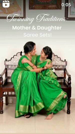 Aaradhya Chandra Instagram - Mysore Silk Saree Udyog...
'Twining Traditions' Collection. Exquisite sarees for mothers and daughters that honour tradition and celebrate the unique bond.

Store : Bangalore - Commercial Street 
Hyderabad - Jubilee Hills
Online - www.mysoresareeudyog.com

#aaradhyanchandra #childartist #mysoresareeudyog #twinningtradition #motherdaughter #mysoresilk #saree #silksarees #green #adshoot
