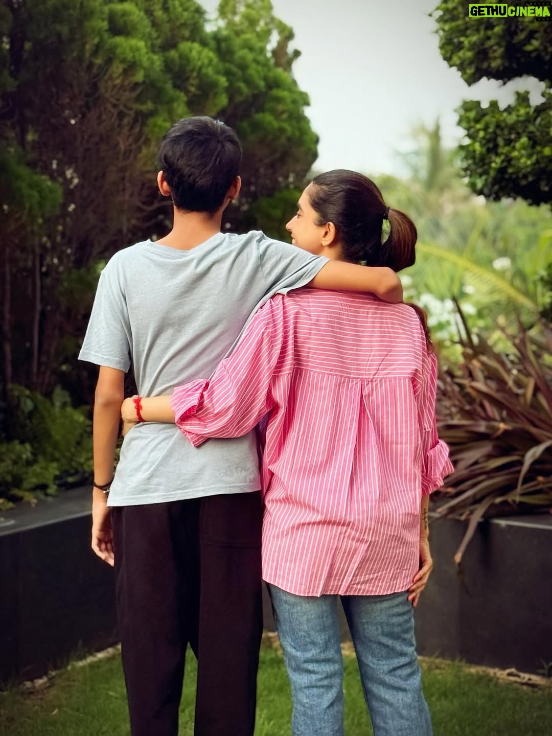 Aarthi - 301.5K Likes - Somehow overnight… you’ve grown taller than me.
And now you won’t stop reminding me!

But it’s not just your height that’s changed — it’s your heart, your strength, your quiet resilience.

This year hasn’t been easy — I know that. But you’ve faced every moment with more grace than most adults could. You’ve walked through it all with steady steps, silent strength… and a heart that still chooses to believe in the good.

Happy Birthday, Aarav. You’ve grown in more ways than I can measure — and no matter how tall you get, or how much you tease me about it… you’ll always be my little boy, and I’ll always be your biggest cheerleader 🤍