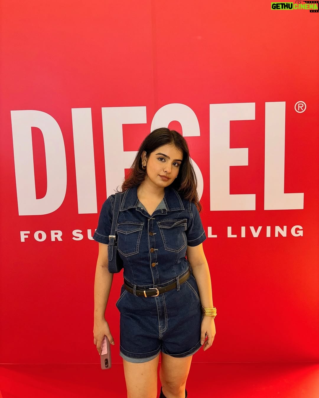 Aarushi Abrol - 1.1K Likes - For @diesel Spring/Summer 25' ✨ 

🏷️ 
Playsuit @freakinsindia 
Boots @twentydresses 
Bag @miraggiolife 

@reliancebrandsltd
#DieselSS25
#FallinLoveWithDiesel 

Ootd, outfit of the day, explore, fyp, trending, outfit inspo, denim on denim, denim, spring trends, diesel, trending, styling, outfit ideas, fashion