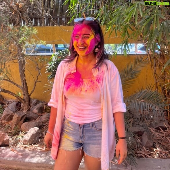 Aarushi Mehta - 337 Likes - Had my “Balam Pichkari” moment🩷🩵🧡💜💛💚💙❤️

.
.
.
#newpost #fyp #foryoupage #holi