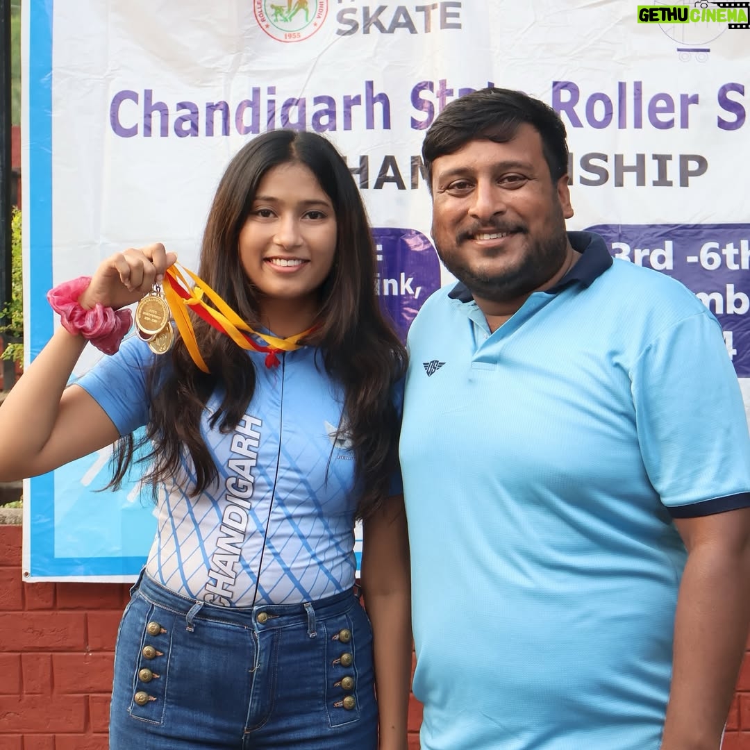 Aashna Juyal - 20.2K Likes - Gold in the bag! 🏅 Thrilled to win in the senior-most women’s category at the Chandigarh State Roller Skating Championship and now gearing up to represent Chandigarh at the nationals! 

Huge thanks to my incredible coach Rahul Mittal for guiding and pushing me every step of the way. This journey is just getting started, and I can’t wait to make everyone proud on the bigger stage! 💪✨ 

#RoadToNationals #ChandigarhPride #ThankYouCoach #explore #explorepage #explorepage✨ #fypage #fyp #fypシ #instagood #instalike #instadaily #instamood #aashnaunnie #aashna #skating