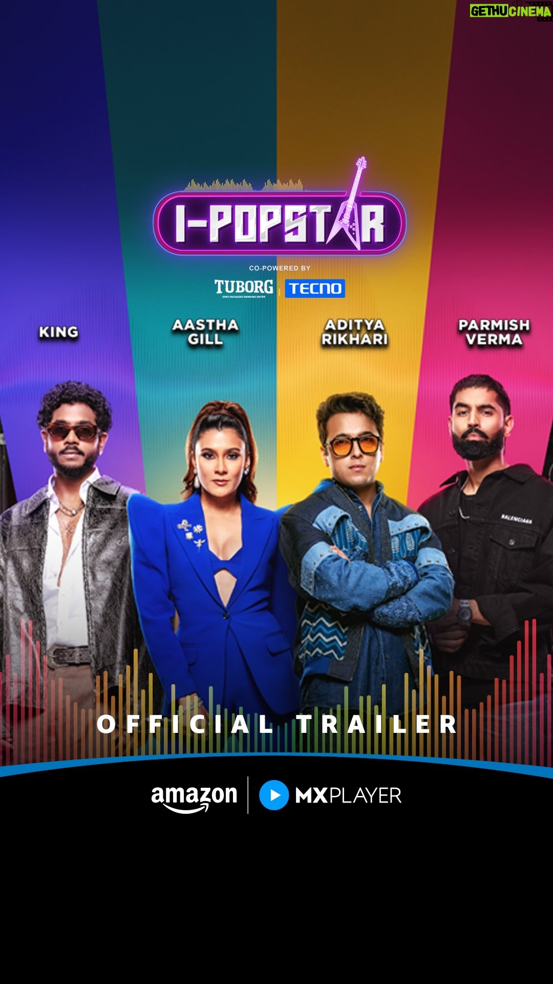 Aastha Gill - 317.2K Likes - dekhiye the O̶f̶f̶i̶c̶i̶a̶l̶ ORIGINAL trailer of I-POPSTAR, jahaan hum celebrate karenge Bharat ke har kone ka unique pop sound! #TrailerOutNow

#IPopstar Co-Powered by @tuborg_india and @tecnomobileindia @pova.india
Style Partner @ownd.it
Grooming Partner @vijohnshaveindia
Sound Partner @sennheiser_in
Audio Streaming Partner @spotifyindia
Music Label Partner @warnermusicindia

I-Popstar releasing 18 Oct on @mxplayer for FREE!

@ifeelking @parmishverma @adityarikhari @aasthagill @rjkisnaa @ipopstar_official 

#AmazonMXPlayer #IPopstarOnAmazonMXPlayer #ComingSoon