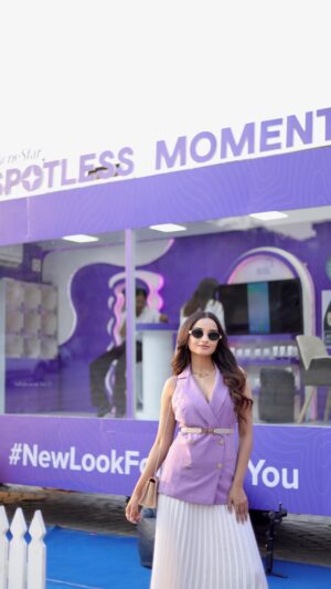 Aayushi Sharma Instagram - Skincare, self-love, and spotless vibes! At the AcneStar event, I found my #SpotlessMoments, decoded my skin needs, and walked away with a new glow. Don’t miss the AcneStar Caravan when it hits you Pune!💜

#Acnestar #SpotlessMoments #Nagpur #AcneKaSpecialist #AntiAcneTreatment #AntiAcneGelAcnestar