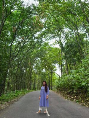 Abhinaya Instagram - Between the trees and the clouds, I found a little more of me.