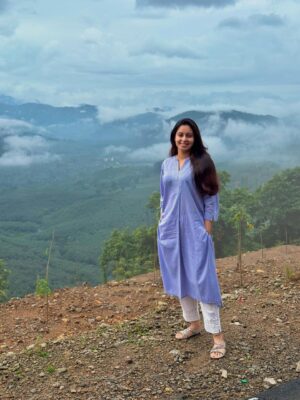 Abhinaya Instagram - Between the trees and the clouds, I found a little more of me.