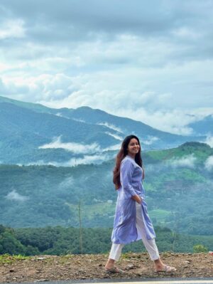 Abhinaya Instagram - Between the trees and the clouds, I found a little more of me.