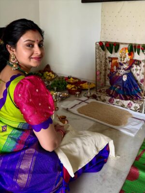 Abhinaya Instagram - varalakshmi vratham 🙏🏻