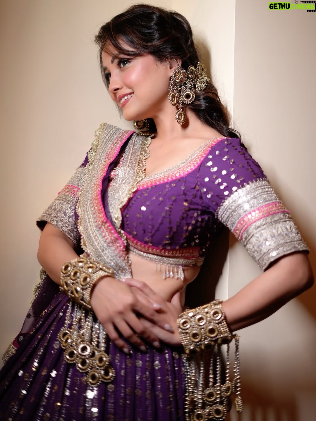 Adaa Khan - 189.1K Likes - 💜	“One magical Navratri night in Bikaner 💃 Grateful for all the Love ,Warmth & Energy ✨”💜

.
 📸 :- @rbdigital07 
💃🏻 :- @nidhikurda 
💍 :- @vaidaan.official