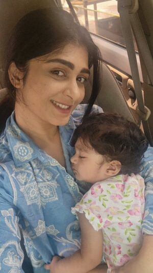 Aditi Prabhudeva Instagram - Happiness ❤️
#14month