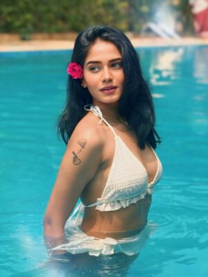Aditi Prasad Instagram - Confidence dripping like water 💦
Unapologetically me.
Wild. Free. Divine🌺
.
.
.
.
.
.
#UnapologeticallyYou #BoldAndBeautiful #PoolDiaries #BossBabeVibes #GlowGetter #TropicalQueen #IslandMood #DesiGlow #SwimStyleGoals #BrownSkinMagic #ModelModeOn #ViralVibes #InfluencerIndia #LuxuryLifestyle #BikiniSeason #ExplorePageIndia #InspoVibes #DesiModel #FashionGoals #ownyourpower