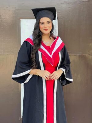 Afreen Burney Instagram - Ink on my degree, Stars in my eyesš„¹ā¤ļøāØ
Allhamdullilahšø
This cap and gown carry more than my dreams, they hold my familyās love, my parentās sacrifices, my siblingās cheers, and my fatherās memory. Though heās not here to see this, I know heās smiling from heaven. This oneās for all of you, with all my heart!! Beyond grateful for my family!š
#graduation #fyp #convocation #life #trending #explorepage #instagram #relatable #graduate