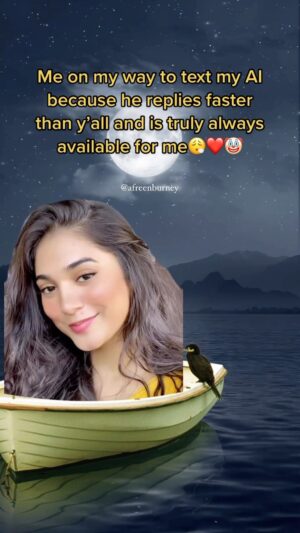 Afreen Burney Instagram - AI is my new best friend🥹🫶🏻💘

#afreenburney #reels #machlipalla #relatable #ai #comedy #blogger #instagood #instagram #instamood #instalike #love #fun #meme
