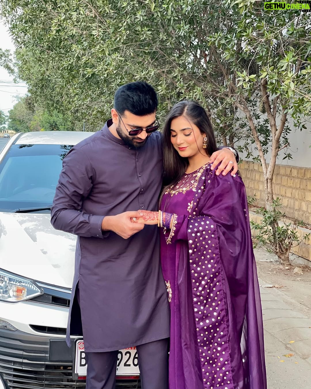 Afreen Burney - 4.8K Likes - Eid with my personal Chand🌙❤️🙈 @abdul.ahad_x 
MaShaAllah 🥹✨ 

#afreenburney #eidmubarak #eid #instagram #instagood #instadaily #love #couple #ootd #blogger