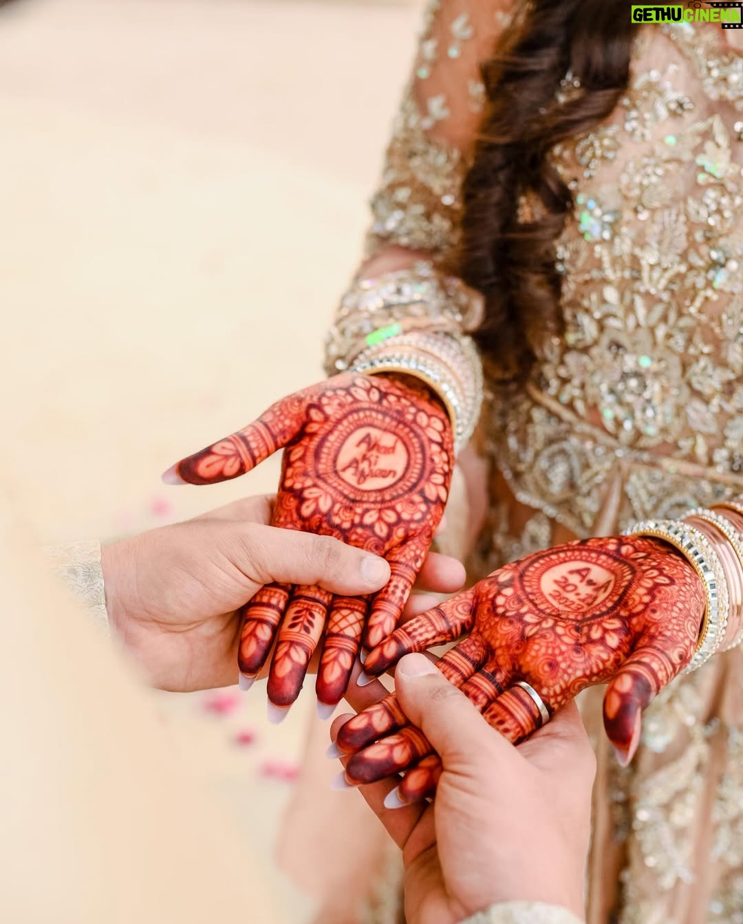 Afreen Burney - 13.9K Likes - ALLAH HUMMA BARIK💍❤️✨ 
Me and the guy who pulled me by his constant sincere efforts, Love and respect🥹💖 
Hi, Mr Fiancé @abdul.ahad_x 🙈💍

Dress👗: @furqan_bin_mazhar (A huge shoutout for this dreamy dress)
Mehndi: @hennacreationsbyzainab ✨
Photography 📸: @usmanisproduction.pk 

#AhadAfreenKiLoveStory 🥳