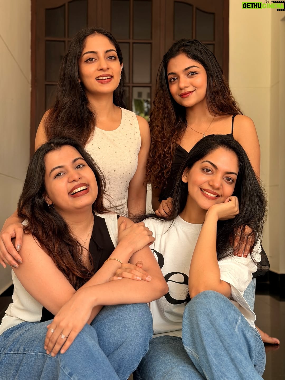 Ahana Kumar - 501.8K Likes - For a brief 13 days in 10 years, the 4 of us get to be in our TWENTIES together ☺️ Hansu stepped into her twenties 12 days ago and I step out of it tomorrow! 🥲
The next time the 4 of us get to be in the same age window is 10 years later when Hansu would be 30 and I would be 39 🙃

#life 🙂‍↔️🤍