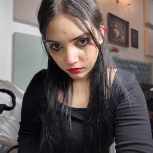 AiSh Instagram - Halloween month = Bday month 🤷🏻‍♀️⚠️fake blood warning ⚠️ psycho Ki!!Er halloween makeup look ! #halloween #halloween2024