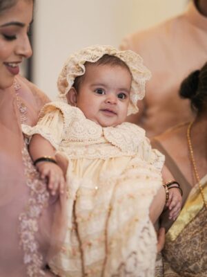 Aima Rosmy Sebastian Instagram - Eleanor’s Baptism ! ❤️⛪️✝️
