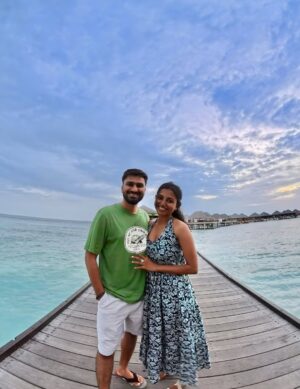 Aishwarya Raghu Instagram - Maldives 🇲🇻 💥

Travel partner: @pickyourtrail 
Location: @adaaranprestigevadoo