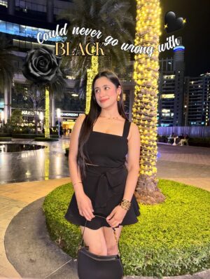 Akanksha Vij Instagram - Blacked out — in the best way. Good food, better mood. 🖤🍷
.
.
.
.
#OOTD #FashionDiaries #StyleInspo #WhatIWore #FoodieLife #LifeLately #ChicStyle #EverydayGlam #BlackOnBlack #StyleBlogger #WeekendMood #SipAndSavor #OutfitOfTheDay #LifestyleCreator #ContentWithStyle #MoodOfTheDay