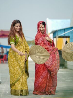 Akshara Singh Instagram - पवित्रता का पहला पड़ाव, नहाय-खाय से शुरू हुआ आस्था का प्रवाह ✨🙏🏼🌸🌞 जय छठी मईया 

#aksharasingh #chhath2025