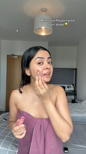 Akshita Rai Shrivastava Instagram - Forever crying about my passport and visas 😭 Ireland is not a Schengen country just fyi 💀
#indianpassport