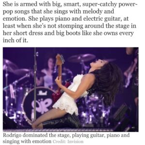 Aleen Keshishian Instagram - Wow!!! 🙌 @oliviarodrigo @glastofest 🇬🇧💫💥