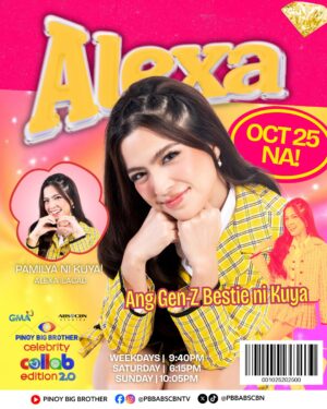 Alexa Ilacad Instagram - THERE ARE 20 REASONS WHY YOU SHOULD WATCH PBB COLLAB 2.0... ✨

At isa na nga diyan Ang Gen-Z Bestie ni Kuya, Alexa Ilacad! 😍 Samahan siya at ang Pamilya ni Kuya gabi-gabi sa pagbibigay ng exclusive update para sa inyo Team Online! ⭐️

PBB Celebrity Collab Edition 2.0!
Ngayon Oct 25 na. 🔥

#PBB20 #PBBCollab2point0