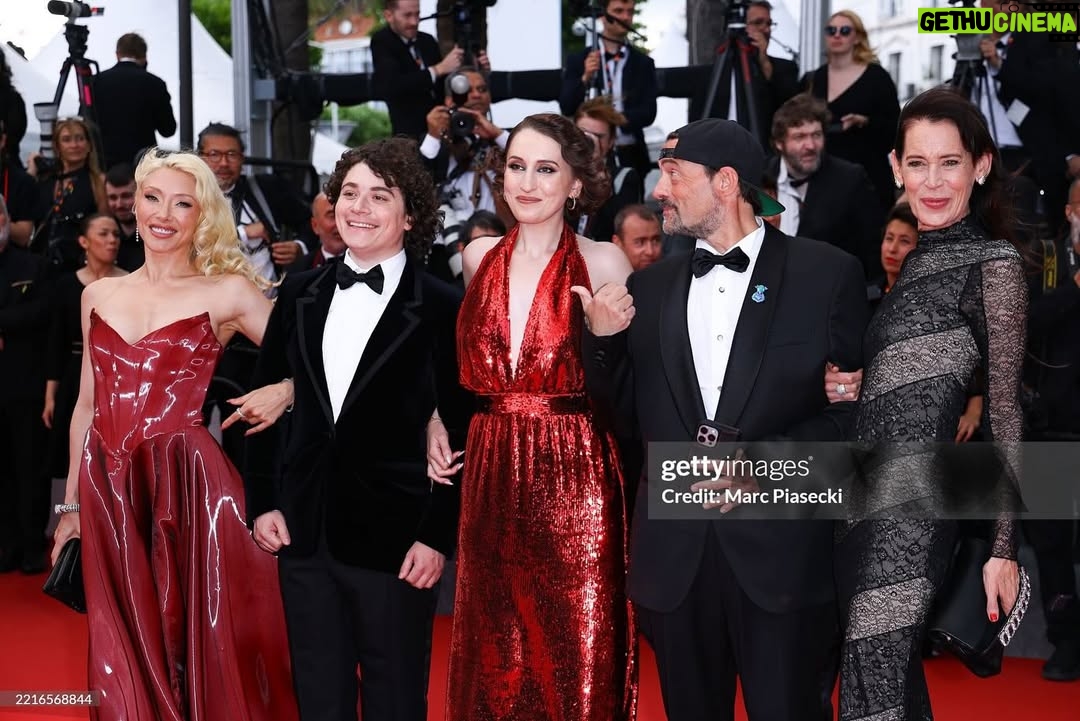 Alexandra Vino - 3.2K Likes - This is one for the books! Thank you to the amazing @legeee1975 #geraldduchassoy for selecting @dogmaresurrected to play in the  #cannesclassics 💥 This was absolutely surreal and inspiring. So much love in the room and all around! Thank you @thatkevinsmith for sharing this moment with me. Your film is timeless! Your work is epic! It’s my dream come true to bring this movie back home to you. And to enjoy this moment with your beautiful family, is a moment I will cherish as long as I live. Thank you to @festivaldecannes for honoring the work!!!! This tour has been astounding!!! So much more to come for #dogma and for the fans!!!!! @iconiceventsnow releases Dogma on June 5th in US and Canada!!!! @goodfellas_cinema will bring Dogma to theaters all around the world!!! 🪽🪽🪽
💚
💚
💚