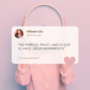 Allisson Lozz Instagram - El tiempo jamás parara junto contigo, así que si es tiempo de tomar 𝐚𝐜𝐜𝐢𝐨́𝐧 , hazlo 🌸
Y tú que piensas ❔
🇺🇸 🇵🇷 🇲🇽 🇨🇴 🇵🇪
#tiempo
#allissongtz
#mujeresemprendedoras
#usa #puertorico #mexico #colombia #peru