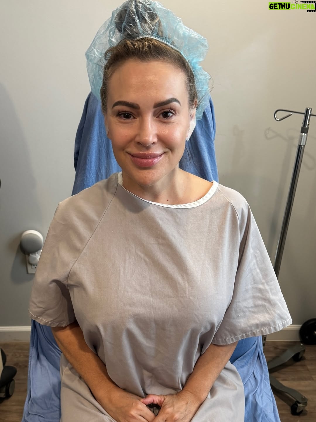 Alyssa Milano - 144K Likes - Today I’m releasing those false narratives, the parts of me that were never actually parts of me. I’m letting go of the body that was sexualized, that was abused, that I believed was necessary for me to be attractive; to be loved; to be successful; to be happy. And in doing so, I hope I am releasing my daughter Bella from ever feeling those same unhealthy demands. 

Now, I want to be clear that many women will find freedom and beauty in choosing their implants. What is a false narrative for me may be the exact right thing for them, and I am so happy that we can all find our femininity and peace on our own terms. I’m also tremendously inspired by women like Michelle Visage who have been open and public about their relationships with their breast implants, making it easier for me and countless others to find our own way. 

Today I am loved, I am feminine, I am attractive, and I am successful. None of that is because of my implants. I will still be all of those things when I wake up and they are gone. There is so much and joy in that knowledge and freedom in letting go of what was never me in the first place.

Today, I’m my authentic self. Today, I’m free.

Update: I’m cozy in my bed eating the food my mama made me. Thank you for all the kind words. I appreciate the support.