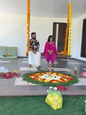 Amala Paul Instagram - Happy Onam 🌼🌼🌼💛💛💛🧿🧿🧿
#happyonam #onam2025 #love #grateful #friends