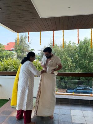 Amala Paul Instagram - Happy Onam 🌼🌼🌼💛💛💛🧿🧿🧿

#happyonam #onam2025 #love #grateful #friends