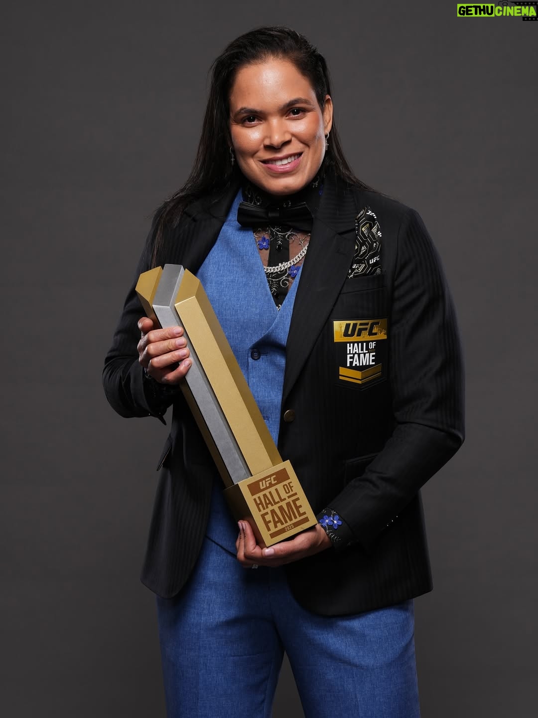Amanda Nunes - 49.4K Likes - This is Amazing
Who would have thought a little girl training jiu-jitsu through a government program in Pojuca , Bahia Brazil would become a two time UFC champion and I would be here today.

UFC was always a goal But I didn’t know how long it was going to take. But, I knew I would be here one day. I just kept training and fought in other promotions until I got the call. 

The UFC gave me a career and helped me with my insecurities and made me strong for things that I thought one day I would struggle with.

One of the hardest struggles was to be able to share my personal life and the family that I built. 

This is my Family. 

 Thank God I believed and I never gave up, I didn’t do this alone, I had to surround myself with great coaches and gyms throughout my career, I want to say thank you and share this trophy with 

Daniel Vitor that was my first coach and saw a talent in me at a young age,
Then Edson Carvalho gym, especially to Ricardo Carvalho, Sensei Mascote,  and Gilmar Mota
MMA Master
American Top Team. 
special thanks to Roger Krahl who is still with me today  and my training partner Lamar Brown 

Last, I want to say thank you to The UFC, Dana, Hunter all the Fans.

My Family and friends back home that always believed in me.

There are so many other people to thank I could be here all night. I Don’t want to think I am leaving any one out. Thank you to you all of you

I missed fighting and being an athlete so much that I decided to come back, I’m looking forward to my next journey that I am very excited about, and will continue to make history.