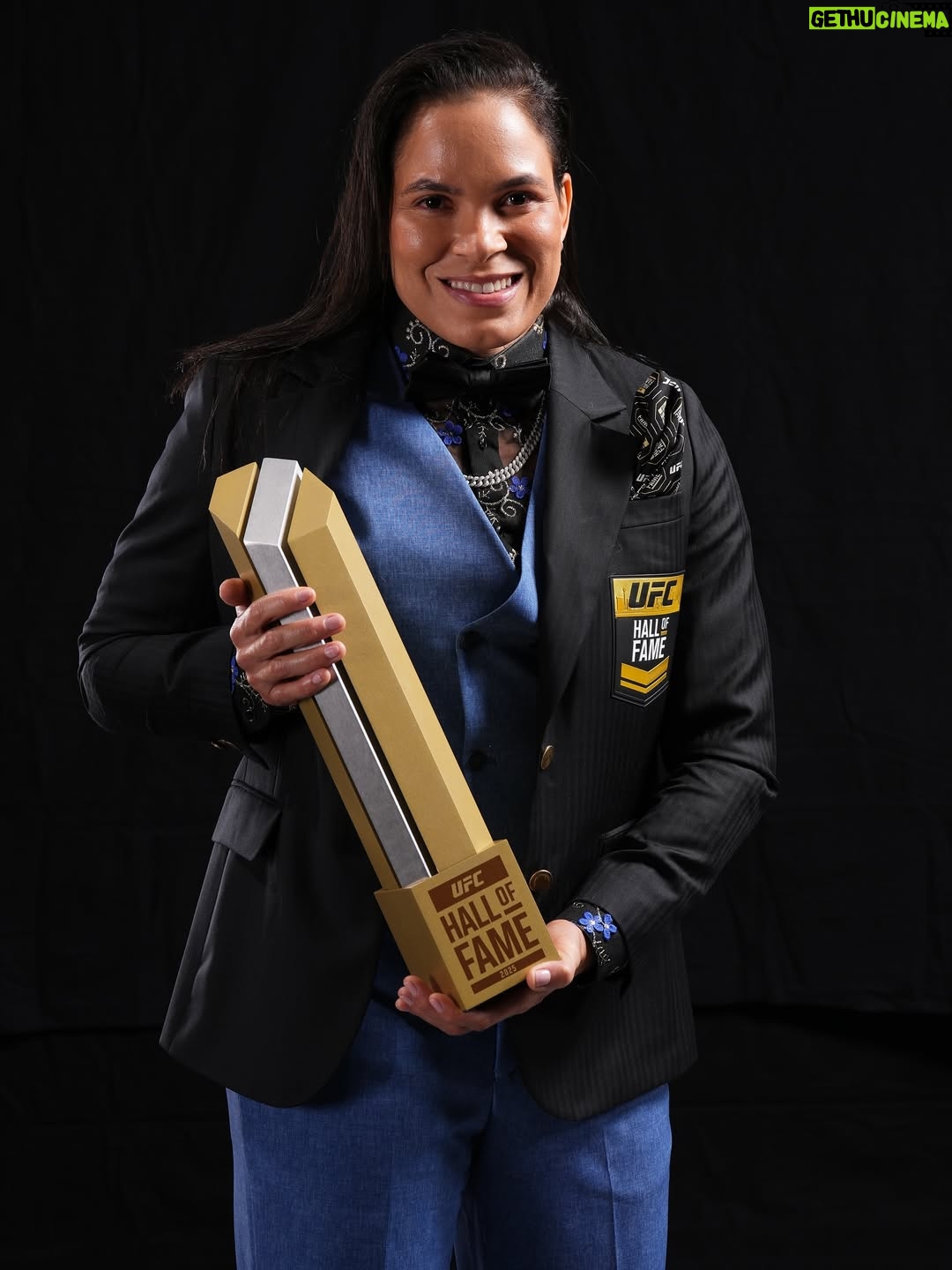 Amanda Nunes - 49.4K Likes - This is Amazing
Who would have thought a little girl training jiu-jitsu through a government program in Pojuca , Bahia Brazil would become a two time UFC champion and I would be here today.

UFC was always a goal But I didn’t know how long it was going to take. But, I knew I would be here one day. I just kept training and fought in other promotions until I got the call. 

The UFC gave me a career and helped me with my insecurities and made me strong for things that I thought one day I would struggle with.

One of the hardest struggles was to be able to share my personal life and the family that I built. 

This is my Family. 

 Thank God I believed and I never gave up, I didn’t do this alone, I had to surround myself with great coaches and gyms throughout my career, I want to say thank you and share this trophy with 

Daniel Vitor that was my first coach and saw a talent in me at a young age,
Then Edson Carvalho gym, especially to Ricardo Carvalho, Sensei Mascote,  and Gilmar Mota
MMA Master
American Top Team. 
special thanks to Roger Krahl who is still with me today  and my training partner Lamar Brown 

Last, I want to say thank you to The UFC, Dana, Hunter all the Fans.

My Family and friends back home that always believed in me.

There are so many other people to thank I could be here all night. I Don’t want to think I am leaving any one out. Thank you to you all of you

I missed fighting and being an athlete so much that I decided to come back, I’m looking forward to my next journey that I am very excited about, and will continue to make history.