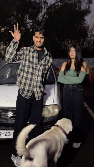 Amisha Instagram - Ye to mujse bhi chalak nikla 😥😂 @__amisha17 @happy_singh_d1