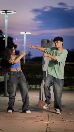 Amisha Instagram - Once more☺️ @pankajsaini_02 
#pankajsaini02 #insta #instagram #instadaily #instadancer #dancer #lover #reel #trend #viral #foryou