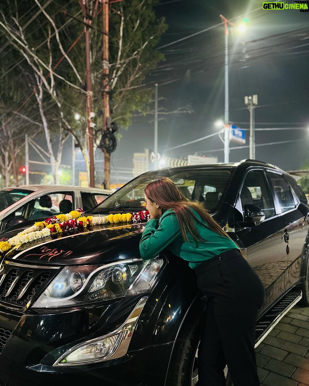 Amisha Sharma - 3.5K Likes - Not my dream Car but of course self earned 🧿