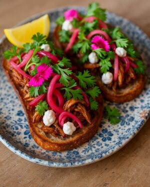 Amrita Arora Instagram - LUNCH IS COMING TO JOLENE — MID-JUNE

We’re cooking up a wild new lunch menu that’s light, bright, and packed with flavor.
Starting with these pulled pork brochettes on crisp toast, loaded with pickled onions, herbs, and citrus pop.

Mutton, pork, veggie, chicken, seafood—we’ve got versions for every kind of craving.
And that’s just the beginning.
There are waffles coming… but not the kind you know. These ones will rattle your mind (and your tastebuds).

It’s lunch designed to lift you—bold, comforting, and full of joy.
Fuel your day. Feed your curiosity.
Dance, eat, and live with glee.

Come lunch with us at @jolene.goa starting mid-June.
With love and flavor madness from me and my co-conspirator in delicious crime @ashish_sharmadc

#JoleneLunch #GoaEats #WafflesGoneWild #BrochetteBuzz #LunchLikeYouMeanIt #EatDanceLive