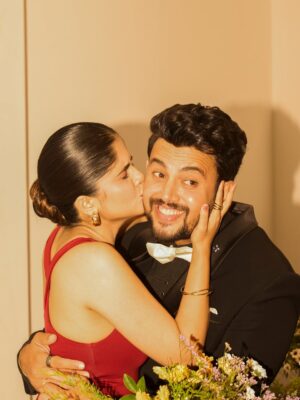Amruta Deshmukh Instagram - When you think you’re done posting red carpet pictures, but then your gallery says, “Alexa, play ek din aap”💃🏻🕺🏻, Which means… sorry, but your feeds will see more of this night!
(Yes, more are coming… consider this a mini-series 😅) thanks to @__vadapav__ for amazing pictures!
.
Big love to @seemaaofficial for giving me a look that is sleek, effortless and just the confidence boost I needed ❤️
And of course, Prasad walking in style thanks to @nakshethnic | styling by @tanmay_jangam 🖤
🧿🧿🪬