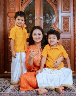 Amulya Instagram - #Collaboration with @firstcryindia 

Deepavali is all about lamp and crackers .. we celebrate with light lamps on Lakshmi Pooja .. At home we have already started shopping for festival..

FirstCry.com is always our 1st choice , I shop everything here  for Atharv & Aadhav like creams , dresses etc.. it’s stylish , trendy and comfortable too ..

I am also searching nice Jubhas for Atharv & Aadhav for this Diwali and FirstCry exactly knows what is in my mind..

Atharv & Aadhav loved this panche and shirt as they say it was soft and comfortable.. 

And also don’t forget to use my code 
“AmulyaDW2” to get flat 50% off on fashion and 42% on everything else ..

#firstcrywalidiwali25 #firstcrywalidiwali #firstcryindia #firstcry #FussNowAtFirstcry #firstcryfashion #kidsfashion