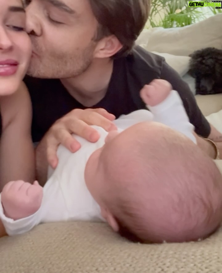 Amy Jackson - 1.4 Million Likes - Watching you become a Daddy this year has been the most beautiful thing to see. Your massive heart, your kindness, your silly voices and big cuddles at silly hours of the morning…you’ve stepped into the role like you were made for it.

And when you came into our lives… mine and Dre’s… you brought something we didn’t even know we were missing. Stability, laughter, gentleness and love. You’ve given us a kind of calm that feels like home and the bond you guys have is so special ❤️

LASTLY, thank you for loving me the way you do. You make me feel like the luckiest girl and you make me a better mum just by being by my side.

We’re so lucky to call you ours. 
Happy Father’s Day @edwestwick 🖤