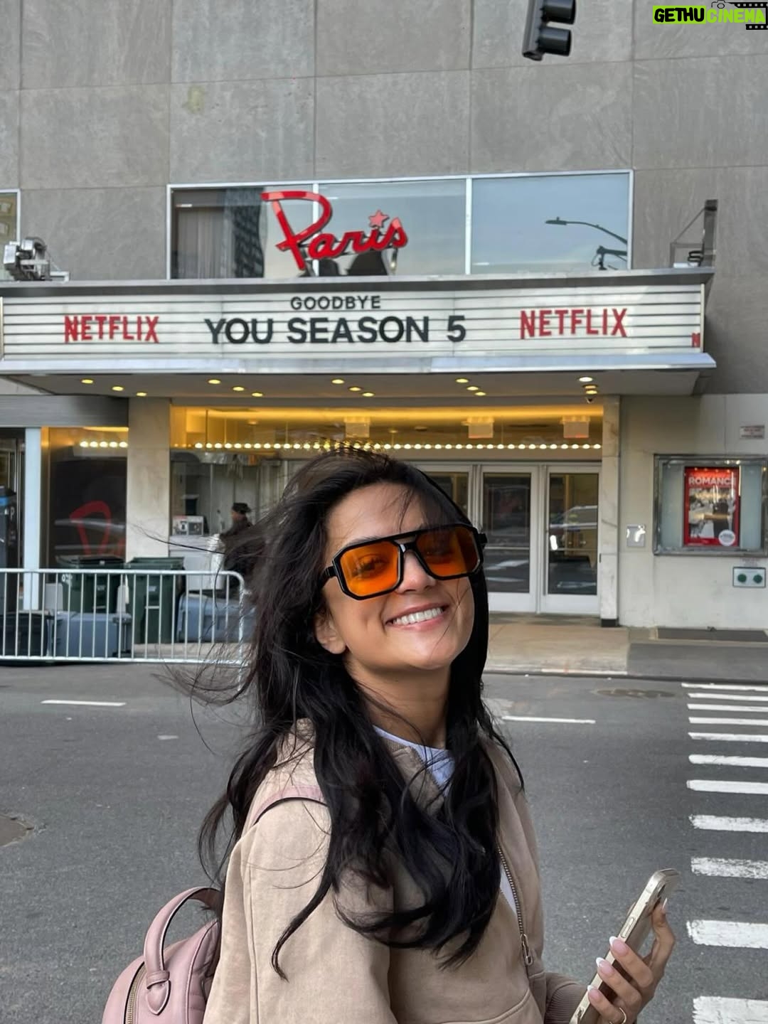 Amy-Leigh Hickman - 9.2K Likes - Couple months ago just after I landed in NY for 24 hours. The glasses are to hide the jet lag I’m still not sure I can pull them off.
