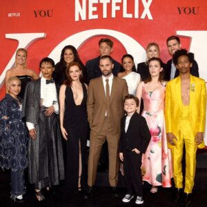 Amy-Leigh Hickman Instagram - NYC YOU Netflix Season 5 premiere @younetflix 

♥️

Styling: @kelvinstylist 
Make up: @ericvosburg 
Hair styled: @patrickkyle__ 
Dress: @ilathebrand
Shoes: @jimmychoo
Clutch @judithleiberny 
Jewellery: @vraiofficial @guesscojewellers 
Lashes: @beautybyolivia