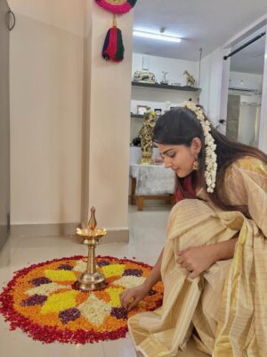 Anagha Instagram - Happy Onam 🌸