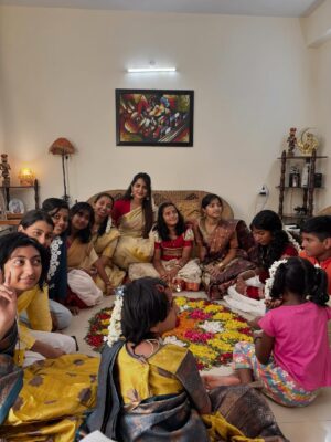 Anagha Instagram - Happy Onam 🌸