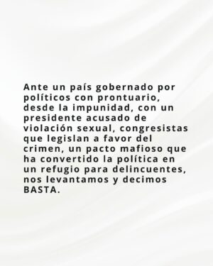 Anahí de Cardenas Instagram - El arte, la cultura y la creación están del lado de la vida, la dignidad y la memoria.
Por eso decimos BASTA y nos sumamos al clamor ciudadano para detener tanta violencia, injusticia e impunidad.
#tomalacalle #marchanacional
