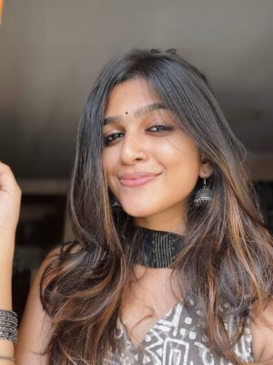 Ananthika Sanilkumar Instagram - Nose pin flexin’, my heart stressin’ 🙂‍↔️